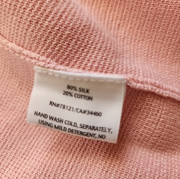 Eileen Fisher | Silk Cotton Sweater Cardigan, size XS Petite - Picture 5 of 7